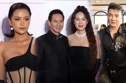 Đàm Vĩnh Hưng, Hoa hậu Ngọc Châu và dàn sao khủng đổ bộ siêu thảm đỏ họp báo ra mắt Lật Mặt 6 của Lý Hải