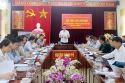 Huyện Nậm Pồ lấy ý kiến xây dựng kỷ yếu 10 năm thành lập