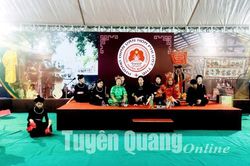 Tham gia trình diễn, trưng bày không gian văn hóa, sản phẩm OCOP tại Đền Hùng