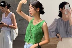 10 set đồ nên diện khi búi tóc
