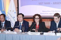 Việt Nam là đối tác thương mại lớn thứ 6 của Argentina
