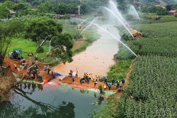 Diễn tập ứng phó sự cố hồ, đập và tìm kiếm cứu nạn huyện Bảo Yên năm 2023