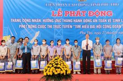 Nhiều việc làm ý nghĩa hưởng ứng 'Tháng Công nhân' tại Phú Thọ