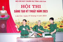 Bộ CHQS tỉnh tổ chức Hội thi sáng tạo kỹ thuật năm 2023