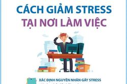 Những cách giảm stress, căng thẳng tại nơi làm việc