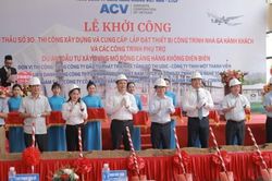 Khởi công gói thầu xây dựng Nhà ga hành khách sân bay Điện Biên