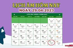 Lịch âm 29/4 – Âm lịch hôm nay 29/4 chính xác nhất - lịch vạn niên 29/4/2023