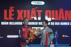 Đội Billiards và Snooker Việt Nam xuất quân tham dự SEA Games 32