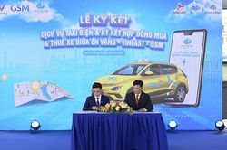 Hải Phòng lần đầu có dịch vụ taxi điện