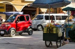 Chiếc xe điện 3 chỗ ngồi