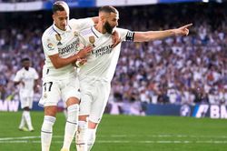 Benzema lập 3 hat-trick trong tháng Tư, Real 'đe dọa' Man City