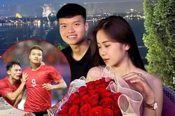 Bạn gái mừng rỡ sung sướng khi Nguyễn Văn Tùng mở tỉ số cho U22 Việt Nam tại SEA Games 32
