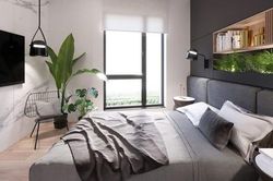 Căn hộ 54m2 ấn tượng với sự kết hợp mới lạ màu đen và xanh lá