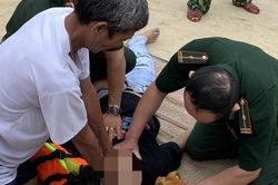 Tắm biển Cửa Việt, một người đuối nước thương tâm