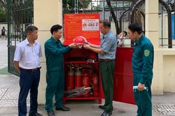 Công an quận Tây Hồ tiếp tục 'kích hoạt' thêm 5 'Điểm chữa cháy công cộng'