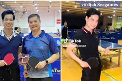 Danh ca Ngọc Sơn so tài bóng bàn 'đỉnh cao' với hai cựu vô địch SEA Games