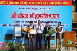 Kon Tum: Ra mắt làng du lịch cộng đồng thứ hai tại huyện Kon Plông