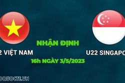 Nhận định, soi kèo U22 Việt Nam vs U22 Singapore, 16h00 ngày 3/5 - SEA Games 32
