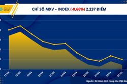 Giá các mặt hàng năng lượng và nguyên liệu công nghiệp dẫn đầu đà giảm