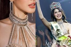 Thiết kế váy dạ hội làm từ 5000 chiếc kim băng của Hoa hậu Trái Đất Philippines 2023