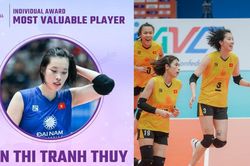 Thanh Thúy như 'máy ghi điểm', là VĐV xuất sắc nhất trận thắng lịch sử của Việt Nam trước Thái Lan