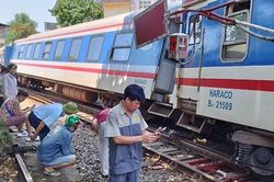 Tàu SE1 chở 355 hành khách bị trật đường ray khi rời ga Huế