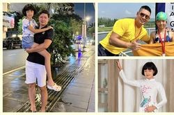 Con gái Bình Minh cao vượt trội, đoạt huy chương bơi lội ở Thái Lan