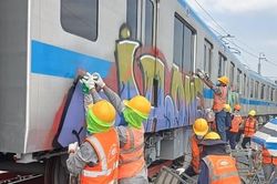 Lý do đoàn tàu metro số 1 bị vẽ bậy lần 2