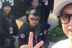 'Nam thần' tuyển bơi thử sức chào tiếng Campuchia, dậy từ sáng sớm tập luyện cho mục tiêu 'hái vàng'