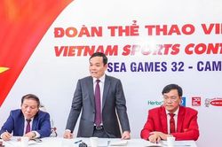 Phó Thủ tướng Chính phủ Trần Lưu Quang thăm, động viên Đoàn thể thao Việt Nam