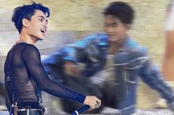 Màn 'tạo nét' của MONO trong lúc biểu diễn: Vừa điển trai lại còn vui tính!