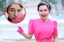 Việt Hương công khai 'mê' Sơn Tùng M-TP, diện trang phục 'hồng toàn tập' để 'đu trend' với đàn em