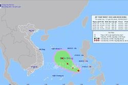 Áp thấp nhiệt đới ít có khả năng mạnh lên thành bão