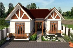 Tham khảo mẫu nhà cấp 4 có 4 phòng ngủ 400 triệu thiết kế hiện đại