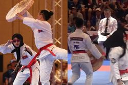 Màn biểu diễn nón quai thao và khăn mỏ quạ của Việt Nam gây bão mạng, khoảnh khắc độc lạ nhất SEA Games là đây
