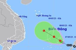 Tin mới nhất về áp thấp nhiệt đới trên Biển Đông