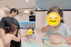 Vợ chồng Đông Nhi ôm ấp tình tứ, con gái có biểu cảm đau khổ thế nào mà nhận về gần 100 nghìn like?