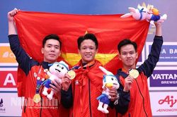 Các võ sỹ Karate Ninh Bình giành huy chương vàng tại SEA Games 32