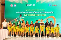 50 đội bóng nhí tham dự giải U11 toàn quốc 2023