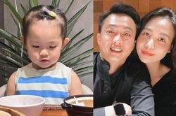 Đàm Thu Trang thích thú vì con gái có diện mạo 'y đúc' Cường Đô La