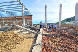 Vụ sập tường ở Bình Định khiến 5 người chết: Bắt tạm giam lãnh đạo của 2 công ty xây dựng