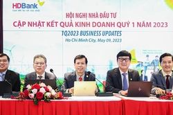Hội nghị Nhà đầu tư quý 1/2023 của HDBank: Sẽ chốt ngày trả cổ tức bằng tiền ngay trong tháng 5 hoặc đầu tháng 6