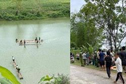 Lạng Sơn: Ô tô 4 chỗ lao thẳng xuống sông Kỳ Cùng