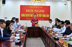 Thực hành nêu gương từ việc tiếp dân