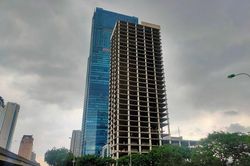 Cận cảnh tòa tháp nghìn tỷ 'trơ khung' trên đất vàng, Vicem muốn 'hồi sinh'
