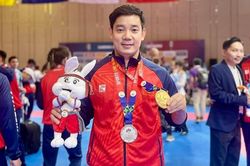 Thầy giáo TPHCM giành huy chương vàng võ thuật tại SEA Games 32