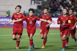 Thắng đậm Campuchia, tuyển nữ Việt Nam vào chung kết SEA Games 32