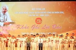 Bộ Công an tổ chức liên hoan nghệ thuật với chủ đề '75 năm khắc ghi lời Bác'