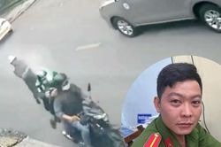 Lời kể của trung úy công an bị nghi can trộm xe máy xịt hơi cay ở TPHCM