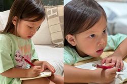 Con gái Hà Hồ lộ góc nghiêng như 'bản sao' của mẹ, thích thú khi được ông nội dạy làm điều này